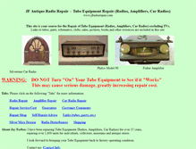 Tablet Screenshot of jfradiorepair.com